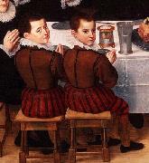 FAMILY SAYING GRACE ANTHONIUS CLAEISSINS C 1585 detail unknow artist